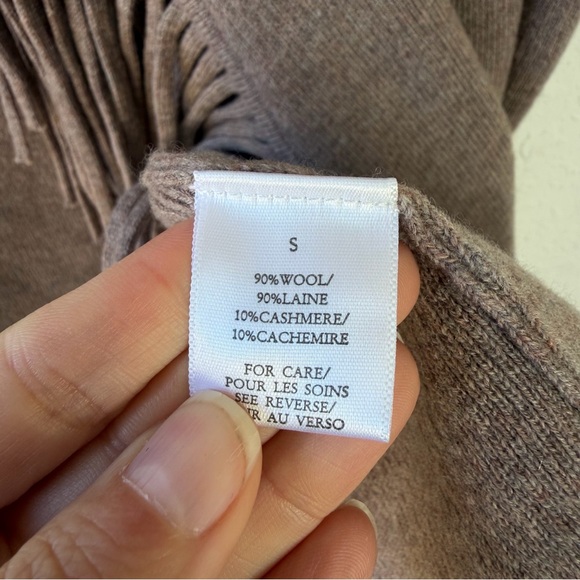 Ronny Kobo Orleans Coastal Cowgirl Fringe Midi Skirt Wool Cashmere Blend Size S - Picture 9 of 11